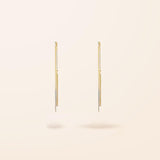 Limited Edition 10K Gold Bar Threader Earrings