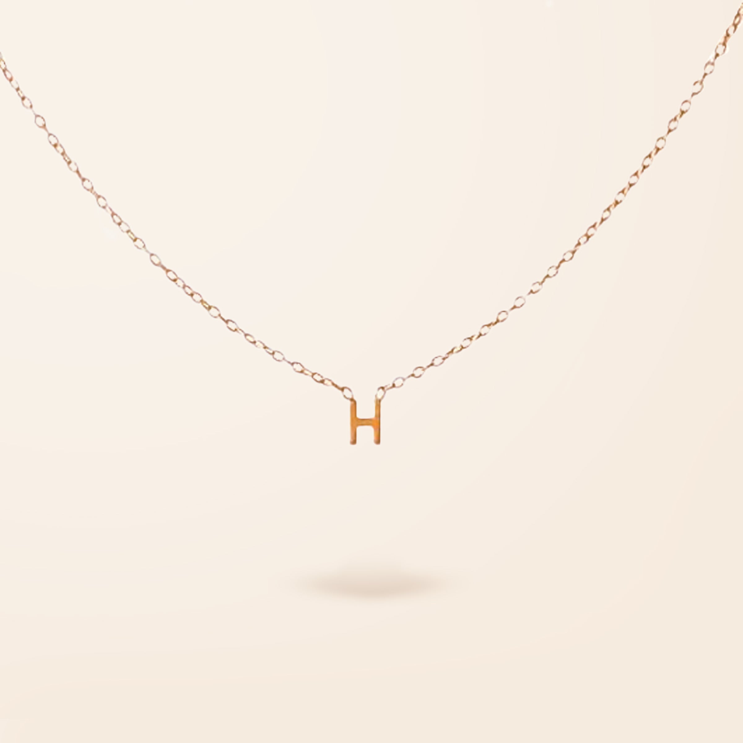 14K Gold Mini Initial Bracelet – Van Der Hout Jewelry