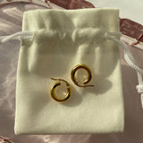 10K Gold Mini Gold Hoop Earrings