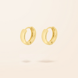 10K Gold Bold Huggie Earrings