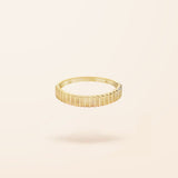 10K Gold Fluted Ring