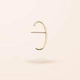 Single 14K Gold Suspender Earring