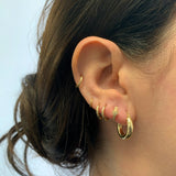 10K Gold Small Everyday Hoop Earrings