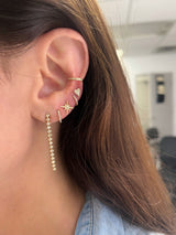 14K Gold Diamond Ear Cuff
