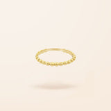 10K Gold Bead Ring