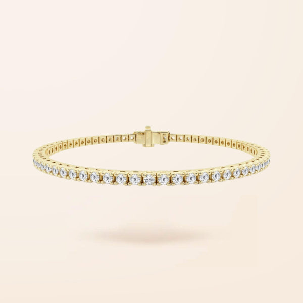Lab Created Diamond Limited Edition 14K Gold Tennis Bracelet (3.00ct total weight)