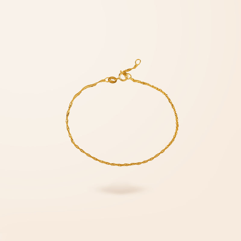 10K Gold Twist Bracelet