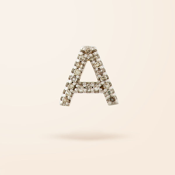 Diamond Letter Earrings – David Von