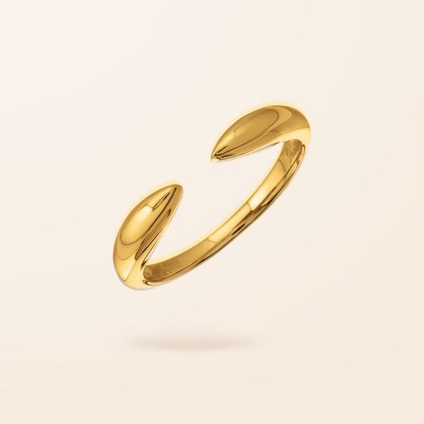 14K Gold Claw Ring