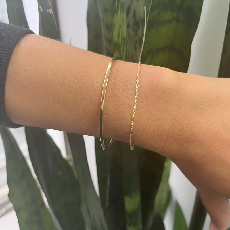 10K Gold Twist Bracelet