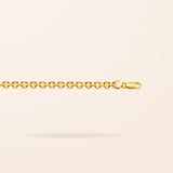 10K Gold Bismark Chain Bracelet