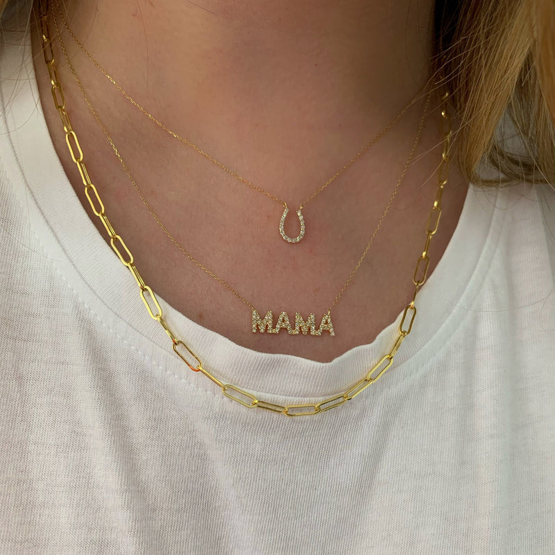 MAMA Necklace - Gold - Luna & Rose Jewellery