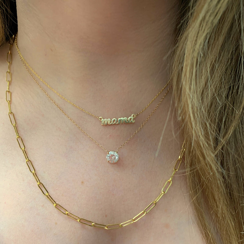 10K Gold MAMA Necklace