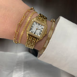 10K Gold Bismark Chain Bracelet