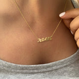 10K Gold Small Name Necklace