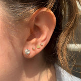 Lab Created Diamond 14K Gold Classic Stud Earrings (2.00CT TW)