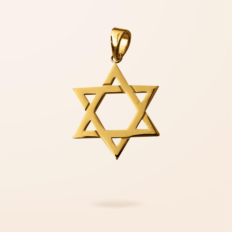 Limited Edition 10K Gold Star of David Charm